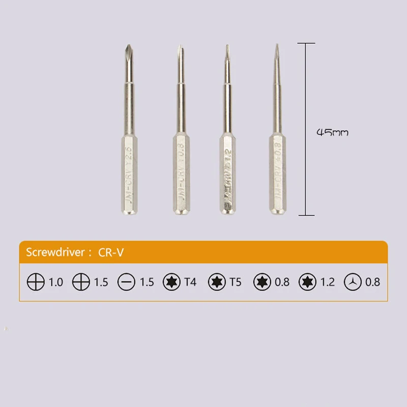 Набор прецизионных магнитных отверток с алюминиевой ручкой, набор инструментов для ремонта iPhone X 8 7 6 5S 4