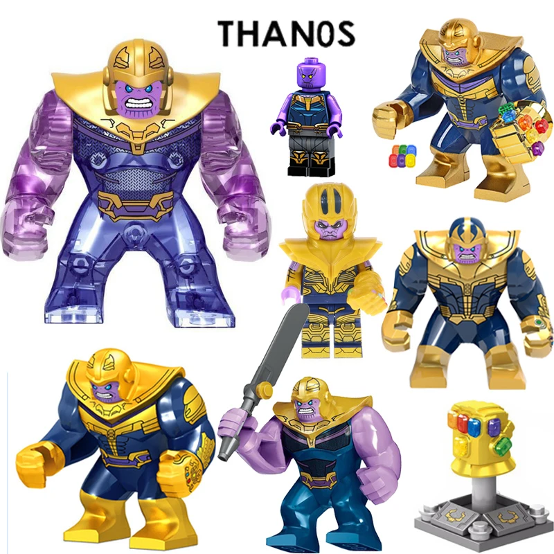 

Super Heroes legoing Avengers3 Thanos Energy Stones Infinity War Gauntlet Building Blocks Marvel sets figures Kids Toys Gift
