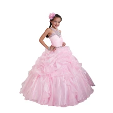 Лидер продаж платья для девочек держащих букет невесты на свадьбе выбирайте свой собственный цвет и размер церемониальные платья для девочек