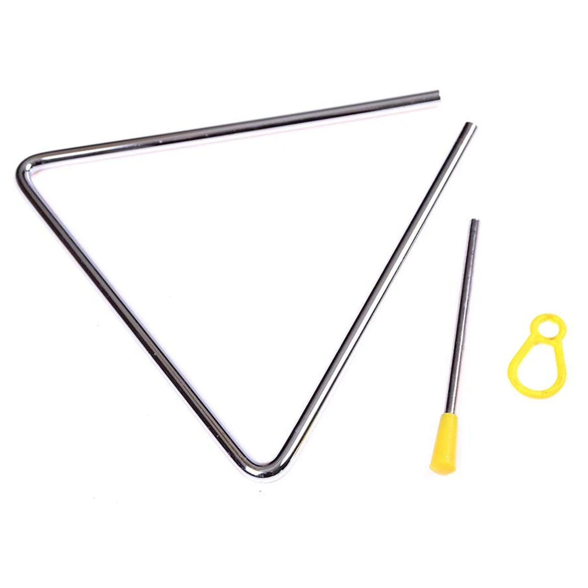 New 2 Pack 6 inch Music Triangle-Instrument Set with Striker for kids