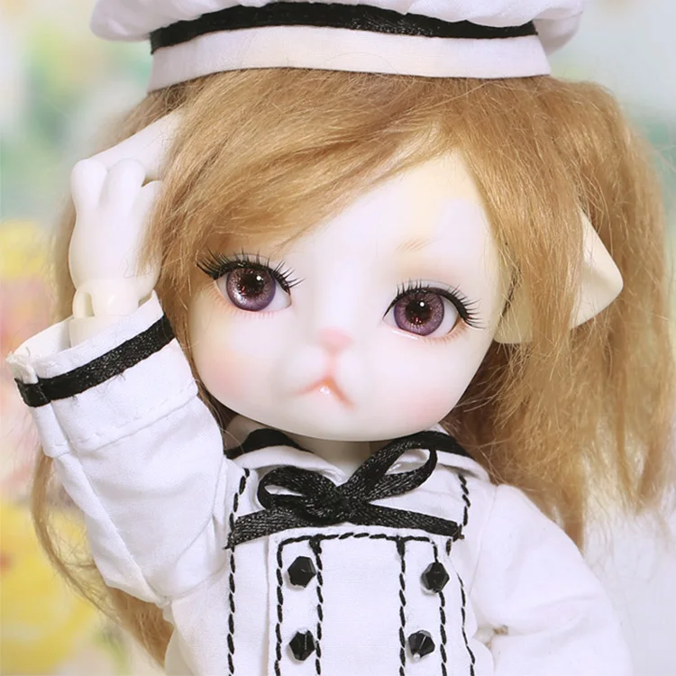 Модель шарнирной куклы OUENEIFS Lio Lutsbjd Zuzu Delf 1/8 глаза для маленьких девочек и