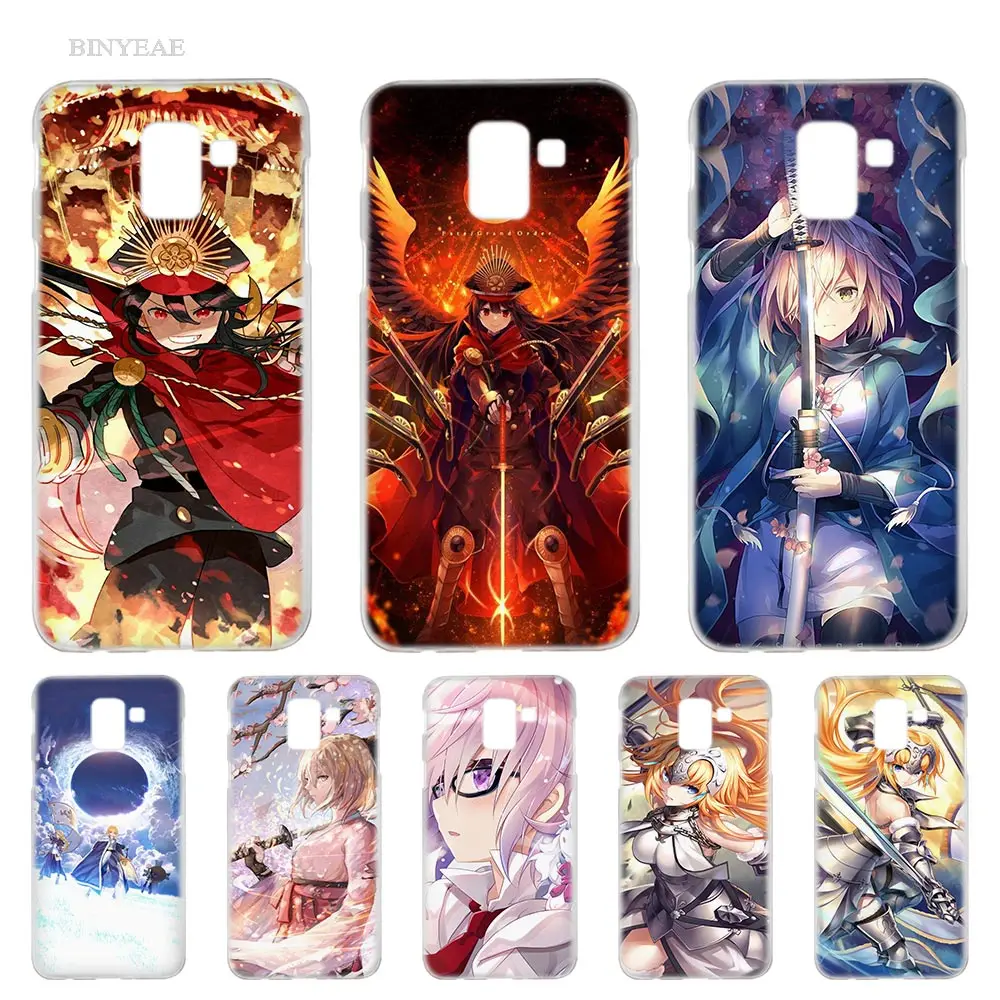 

BINYEAE Fate Series Grand Anime Fashion Hard Transparent Case Cover Shell for Samsung J2 J3 J4 J5 J6 J7 J8 2016 2018 Prime