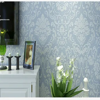 

wall paper 3D Continental Damascus non - woven wallpaper living room decoration decoration