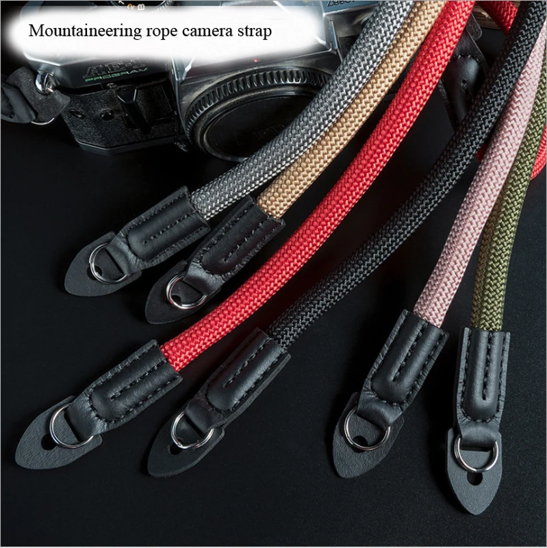 Nuovo Alpinismo Corda Di Nylon Della Macchina Fotografica Della Spalla Neck Strap Belt Per Leica Canon Nikon Olympus Pentax Sony Fujifilm