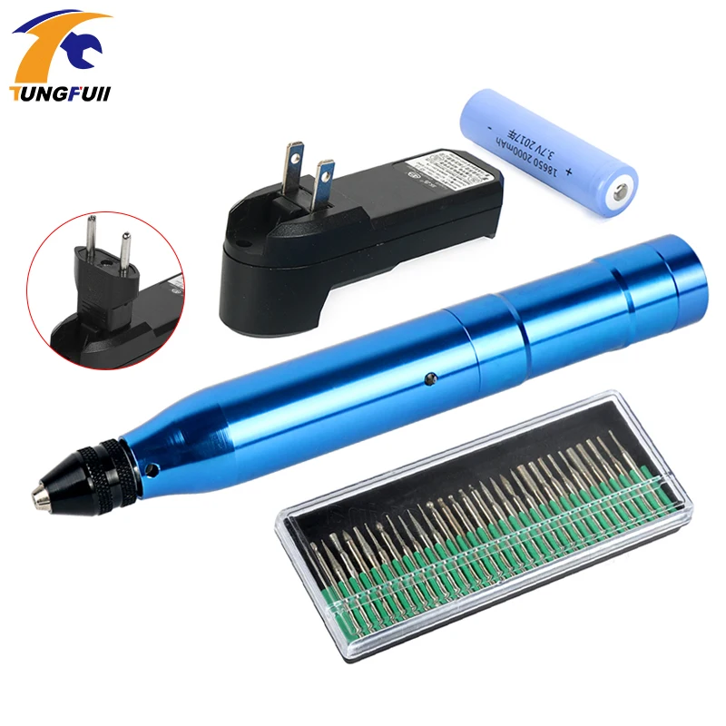 Tungfull Mini Drill Engraver Pen Rotary Tool With Grinding Accessories Set For Dremel Tool Lithium Battery Drill Power Tool Tungfull Mini Drill Engraver Pen Rotary Tool With Grinding Accessories Set For Dremel Tool Lithium Battery Drill Power Tool