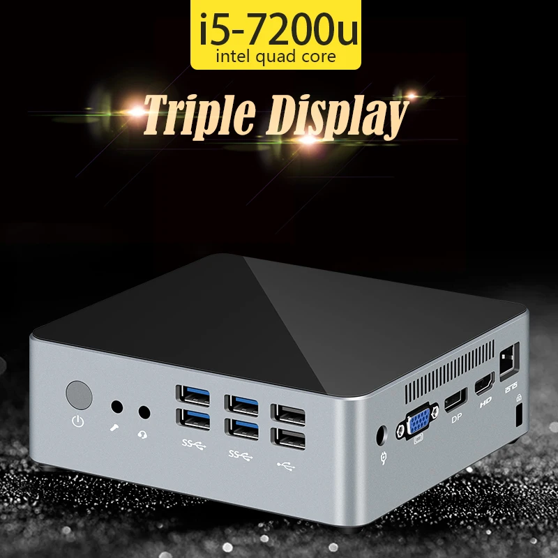 Chatreey mini pc i5 7200u i7 4500u DP VGA HDMI 4k @ 60 HZ triple pantalla windows linux legado HTPC la computadora Chatreey mini pc i5 7200u i7 4500u DP VGA HDMI 4k @ 60 HZ triple pantalla windows linux legado HTPC la computadora