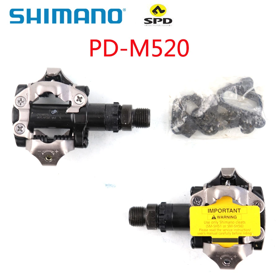 Subsidie Verkoper spier Shimano SPD PD M520 MTB Pedal Trail Clipless Pedals with Cleats Original  Box Include SM SH51 Mountain Bike Bicycle Accessories|Bicycle Pedal| -  AliExpress