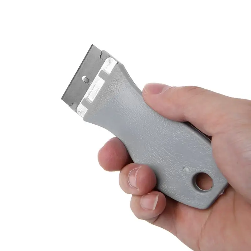 Car Window Scraper Blade Glass Spatula Razor Automotive Film Cleaning Tool Plastic Handle
