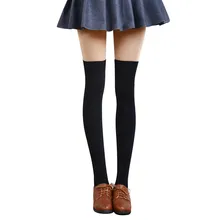 Носки для велоспорта женские длинные носки полосатые высокие носки японский и корейский стиль выше колена носки черные сапоги