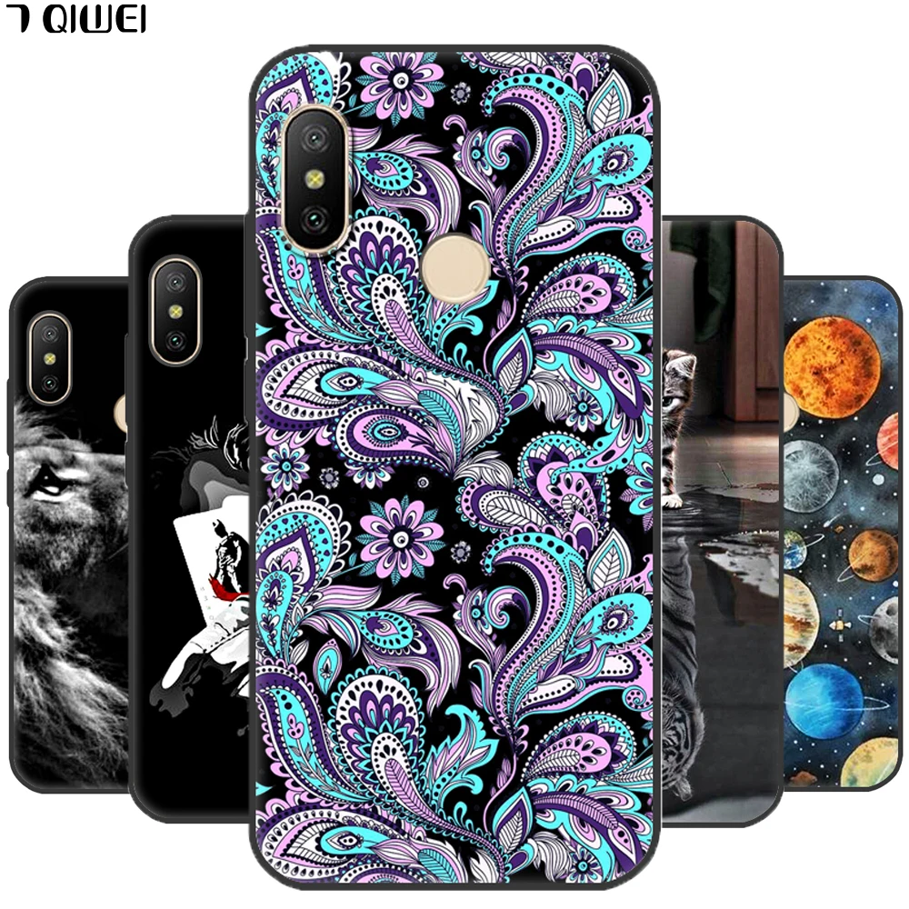

Mi A2 Lite Case For Xiaomi Mi A2 Lite Case Silicone Black 5.84 Soft Back Cover For Xiaomi Mi A2 Lite Case MiA2 Lite Fashion Para