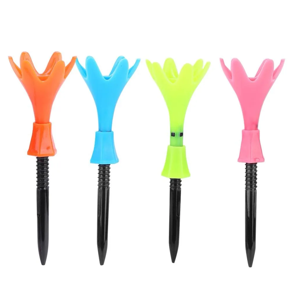 3pcs/lot Plastic Golf Tees 83mm Durable Reusable Stable Professional