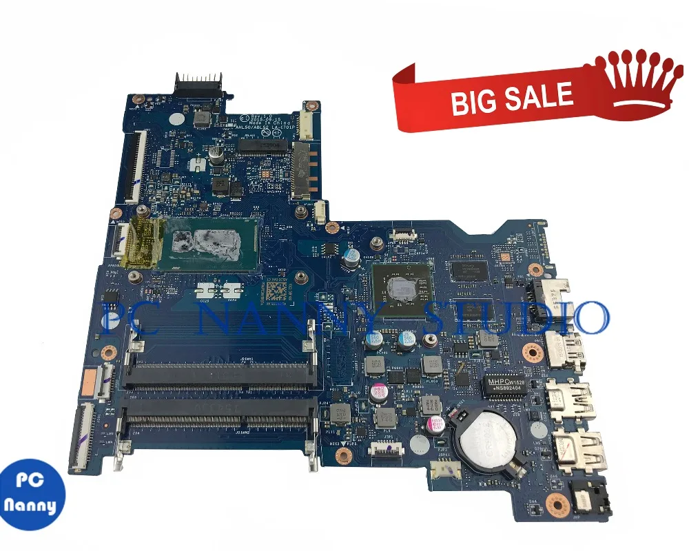 

PCNANNY FOR HP 15-AC Laptop Motherboard LA-C701P I7-4510U SR1EB tested