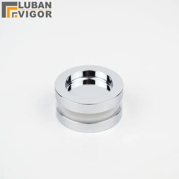 

Aluminum alloy glass door round handle,hidden, Bathroom glass , Invisible sliding door handle,Hardware