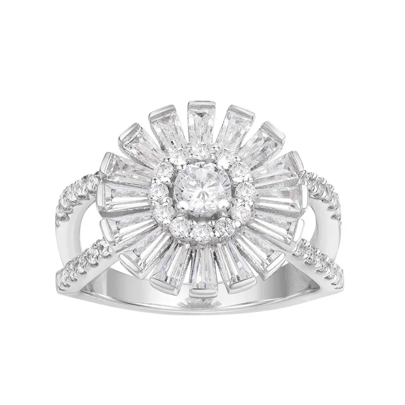 

2018 New Arrivals Ring SKA Anillos Monaco Rings For Women 925 Sterling Silver Fine Jewelry Zircon Fashion Women Ring A18436OX