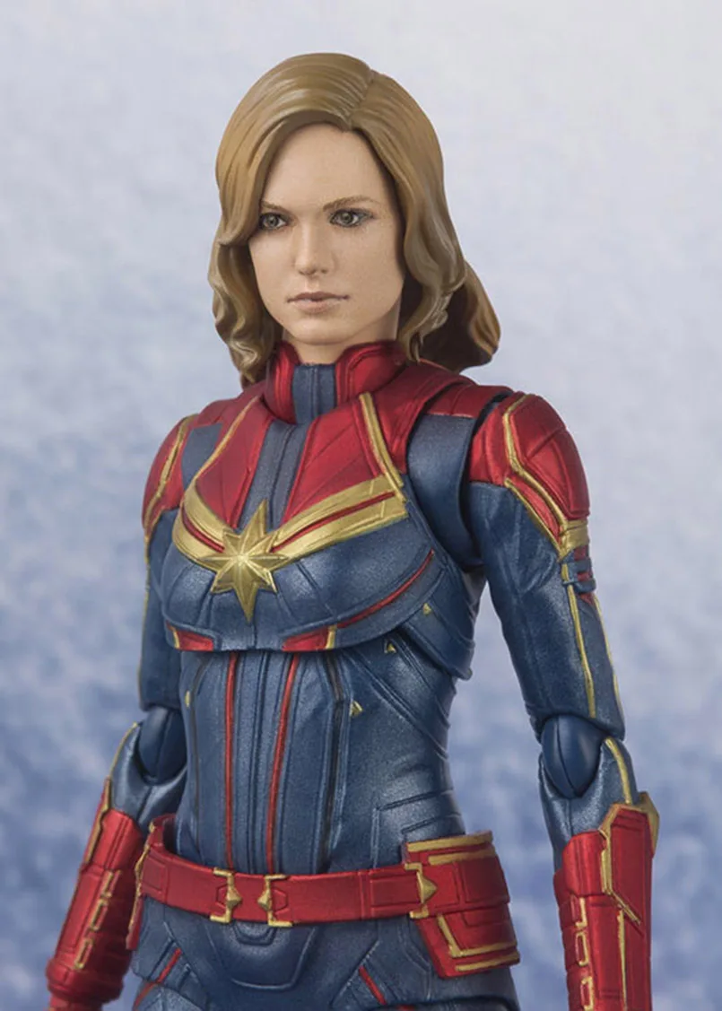 Apaffa 20cm The Avengers Woman Captain Series PVC Action Figure Toys Woman Captain Figure Collectible Model Toys For Children   