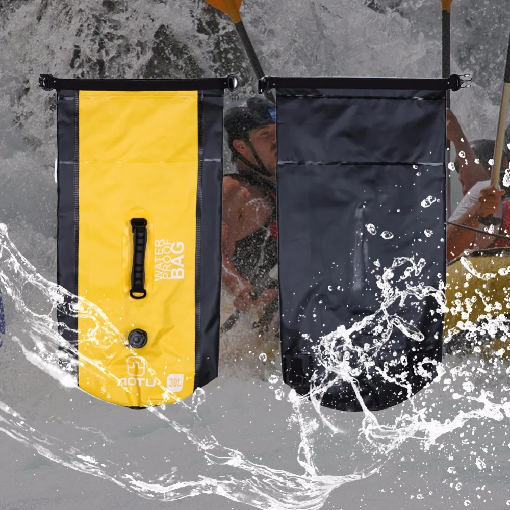 

30L Outdoor Waterproof Dry Bag Backpack Storage for Rafting Boating Kayak Canoeing Camping Equipment With 2 Shoulder Straps