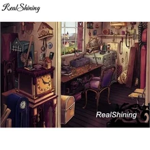 DIY фото на заказ Алмазная картина вышивка крестиком 5D алмазные вышивальные часы Ремонт магазин горный хрусталь цифровой для бриллиантов мозаика FS3446