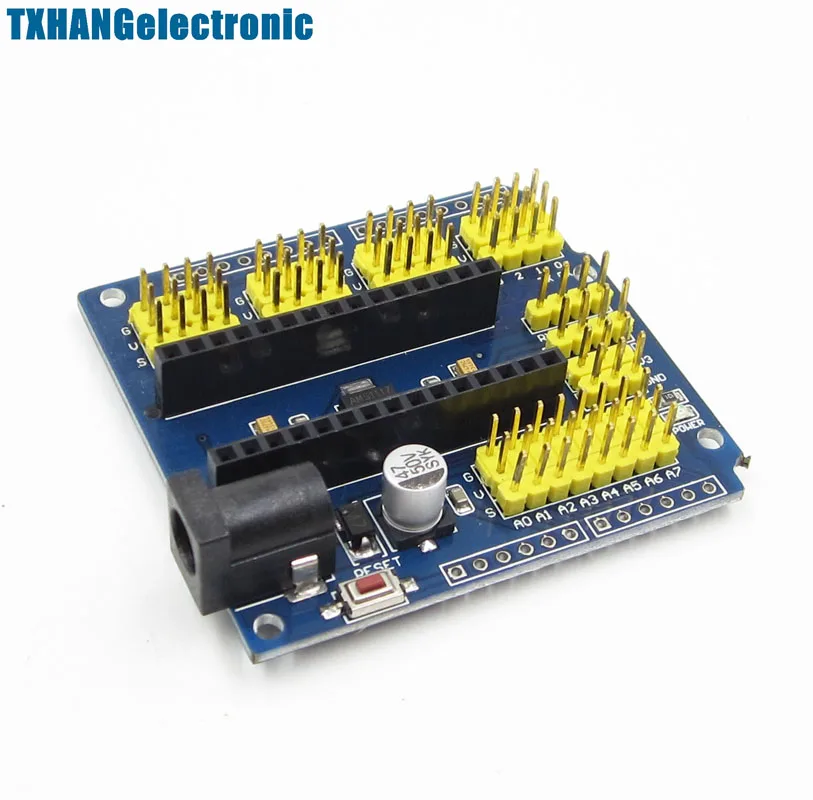 1 шт. I2C NANO I/O расширения Сенсор щит модуль для Arduino UNO R3 Nano V3.0|module i2c|arduino sensor shieldshield