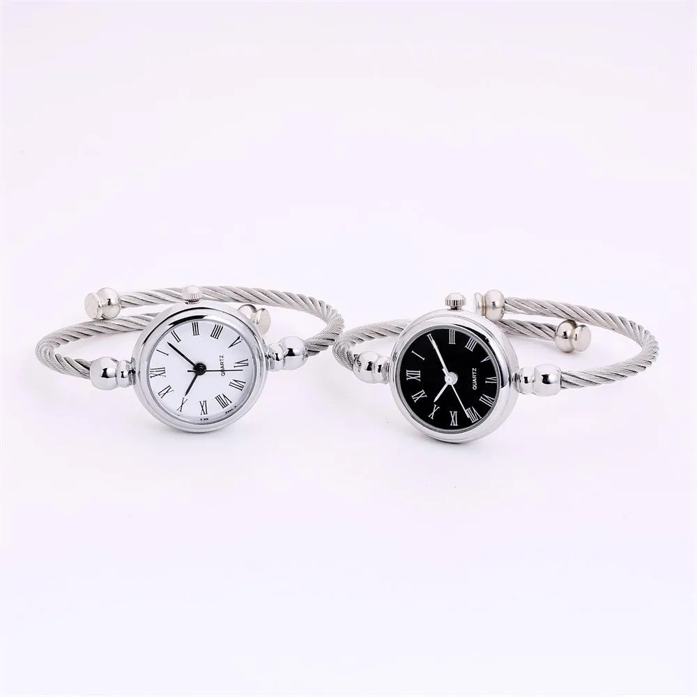 Роскошные женские часы со стеклянным зеркальным браслетом, часы с римскими цифрами, круговые Аналоговые кварцевые наручные часы для девушек, relogio feminino# l
