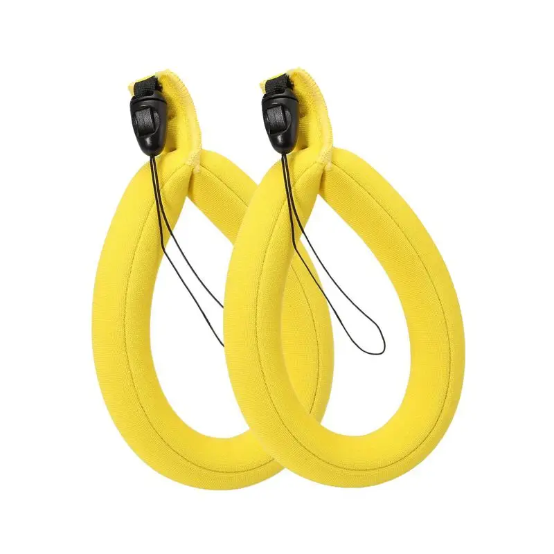 

2 pcs Waterproof Camera Float Strap Underwater Camera for GoPro/Panasonic Lumix/Nikon COOLPIX AW110 Yellow