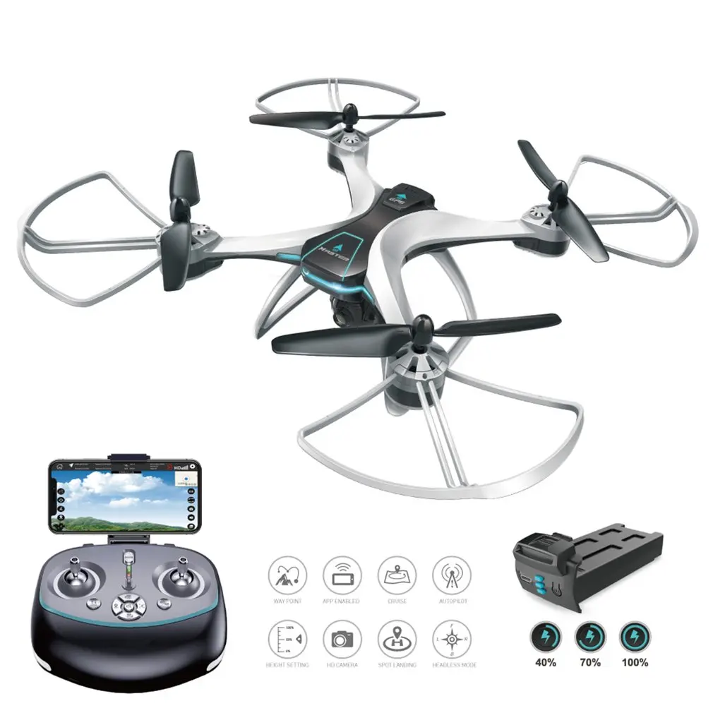 

FX-8G 6-axis WIFI FPV RC Drone With 1080P HD Camera Follow Me Onekey Return Altitude Hold Headless Mode GPS RC Quadcopte HOT!