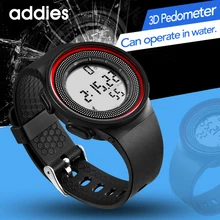 addies men quartz movement 50 meter waterproof swim led display fashion simple casual watch luminous wristwatch detachable 