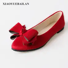 Новая мода лук галстук плоской Средства ухода за кожей стоп, большой каблук для девочек тонкие туфли
