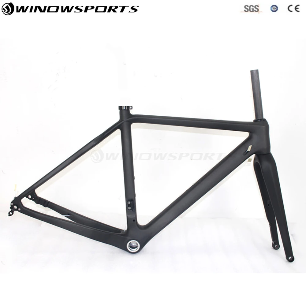 Full Carbon Gravel Frame Thru Axle 142*12 Bike Frame 700*40C Bike