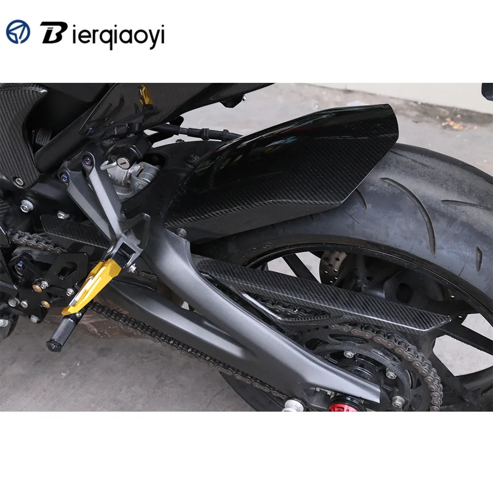 Задняя цепь из углеродного волокна для защиты от грязи для Yamaha MT09 MT 09 FZ09 MT-09 FZ-09 аксессуары для мотоциклов