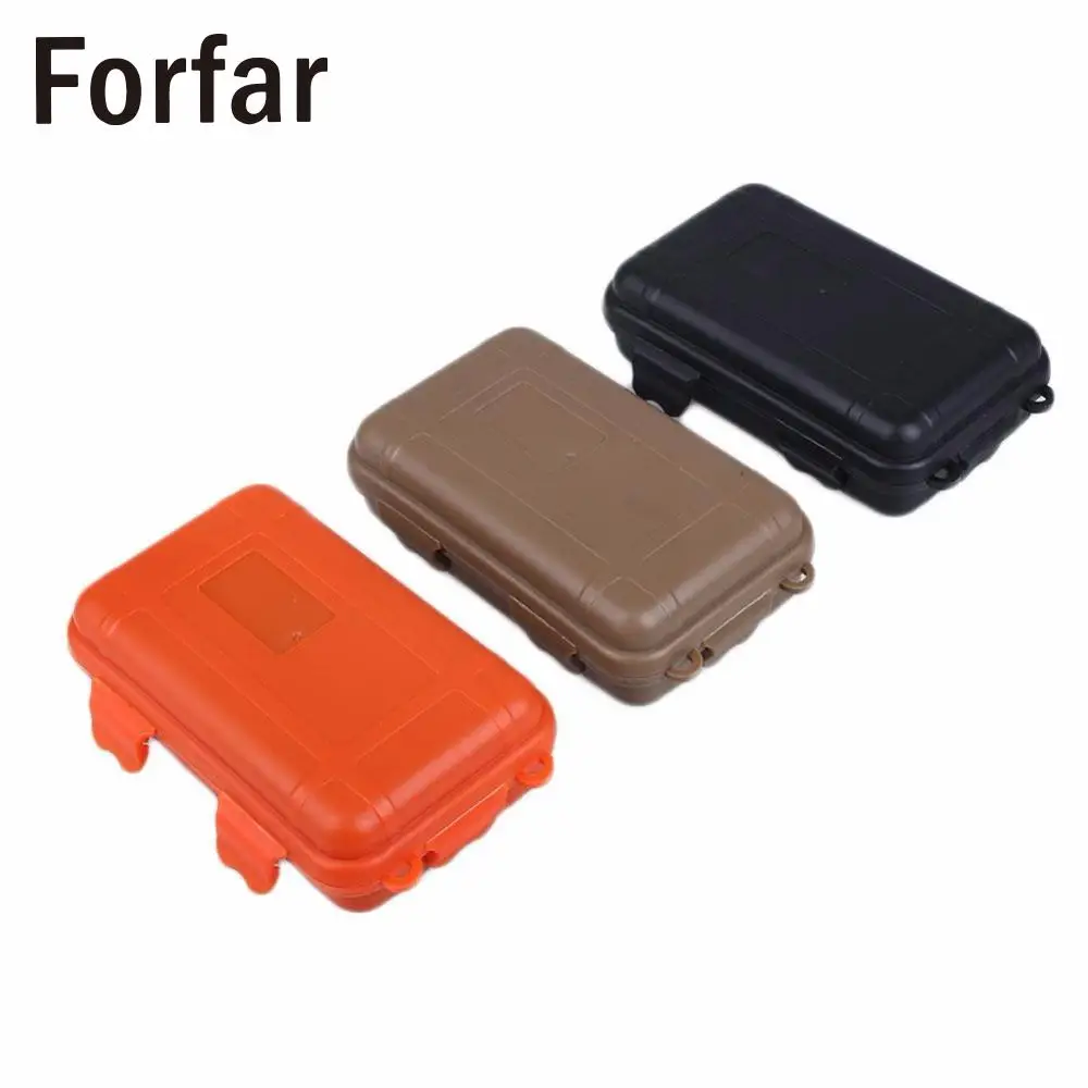 Outdoor Sport Gear Shockproof Waterproof Sealed Case Container Carry Box Edc Tools Wild Airtight Survival Storage