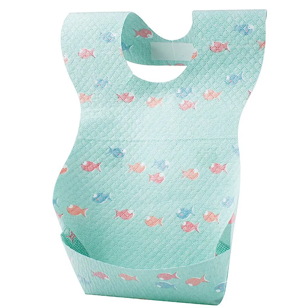 25PCS Baby Disposable Saliva Towel One Time Waterproof Infant Newborn Bib Adjustable Cloth Smart Baby Stuff for Outdoor