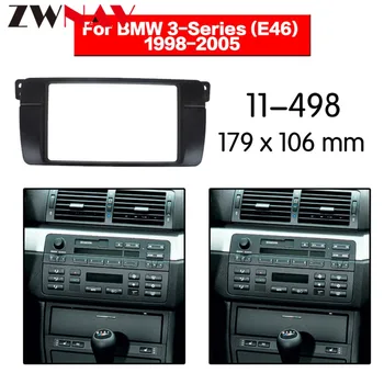

Car DVD Player frame For 1998-2005 BMW 3 E46 2DIN Auto AC Black LHD RHD Auto Radio Multimedia NAVI fascia