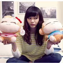 Пара симпатичных повседневных игрушки «обезьяна» плюшевые Happy monkey игрушки lover с принтом «обезьяна» йойо и cici подарок кукла около 30 см 0132