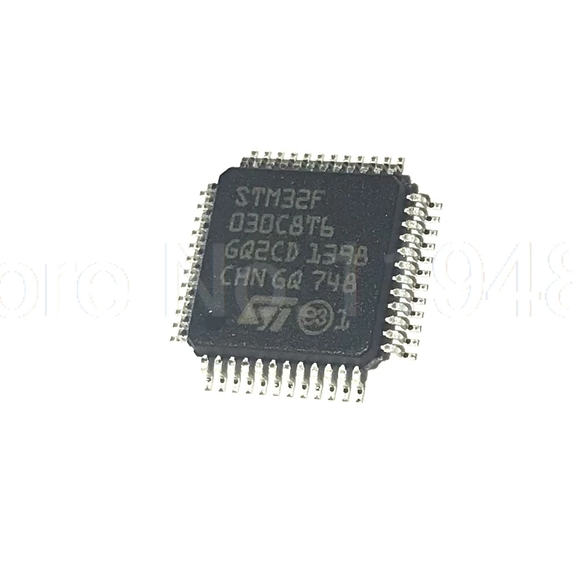 

STM32F030 LQFP48 MCU 32-bit STM32F ARM Cortex M0 RISC 64KB Flash 2.5V/3.3V 48-Pin LQFP STM32F030C8T6