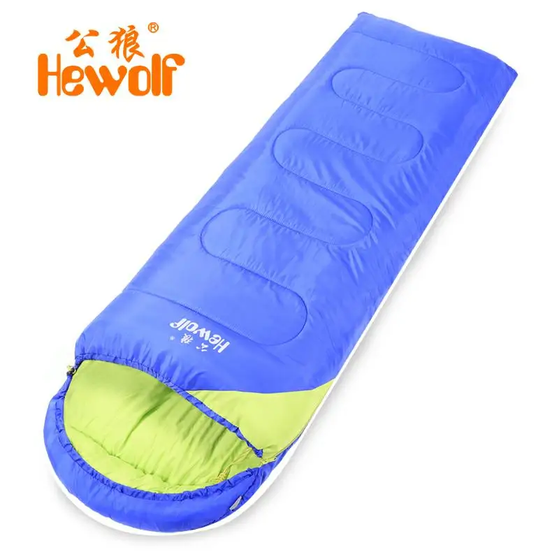 

Hewolf Multifuntional Outdoor Thermal Sleeping Bag Envelope Hooded Travel Camping Hiking Keep Warm Water Resistant Sleeping Bags