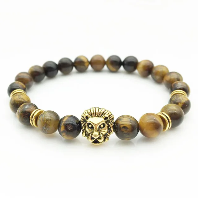Aliexpress Fashion Jewelry Gold Buddha Leo Lion Rabbit Fashion Jewelry Gold Buddha Leo Lion Rabbit Bracelet Black Lava Stone Beads For Men Women