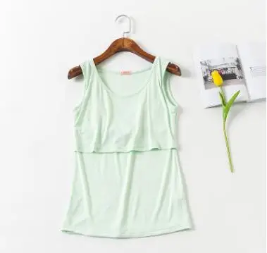 

Maternity Clothing Nursing Tops 2018 Spring Summer Modal Bottoming Vest Breastfeeding Clothes for Pregnant Women WX001