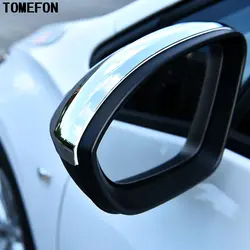 Автомобиль Внешние аксессуары сторона зеркала авто зеркало заднего вида Обложка для Chevrolet Cruze 2016 2017 ABS Chrome 2 шт