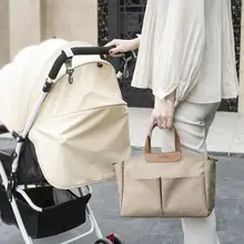 Новая сумка для мам, сумка для подгузников, сумка для путешествий, сумка для мам, модная сумка для подгузников, сумка-Органайзер для коляски с крюком