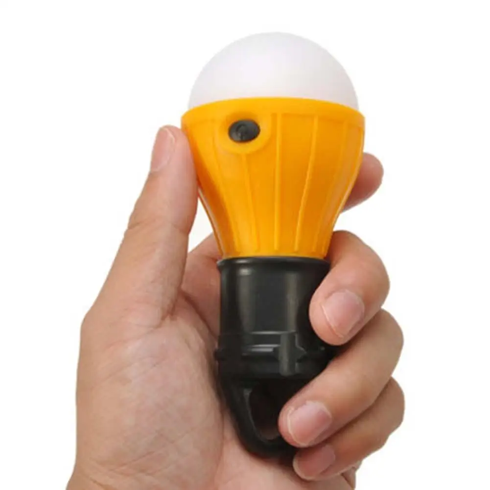Portable outdoor Hanging 3LED Camping Lantern Soft Light LED Camp Lights Bulb Lamp For Tent Fishing AAA Battery | Лампы и освещение