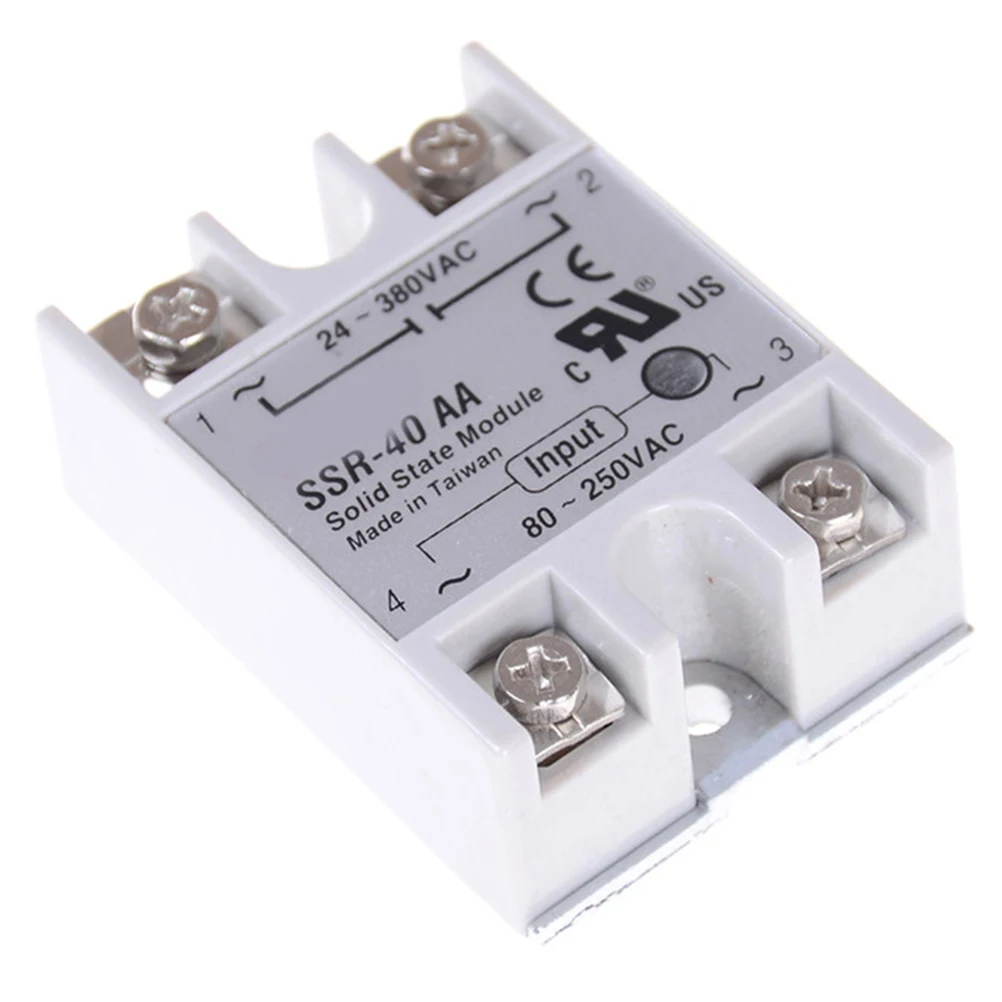 Твердотельное реле SSR 40AA 40A переменного тока фактически 80 250VAC до 24 380VAC H регулятор
