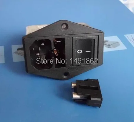 Fiche IEC Avec Filtre Secteur Uxcell - CW1DT(03) 115V-250V 10A - Neuf
