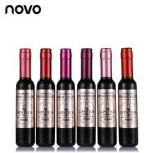 NOVO красное вино губная помада batom бархат матовый оттенок для губ палочка для губ Rouge Водонепроницаемый длительный корейской косметики