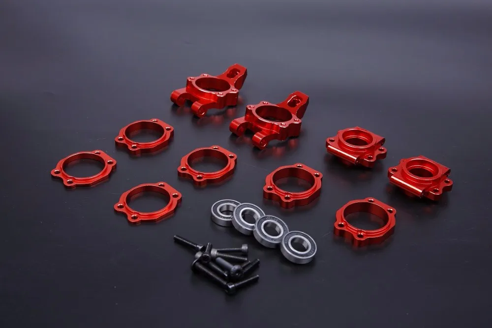 CNC сплав заднего колеса Ступицы несущей набор 85082 для 1/5 газа rc baja запасные части |