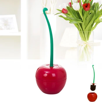 

Toilet Brush Set Modern Compact Cartoon Toilet Bowl Brush for Pedestal Pan Office Bathroom Closestool Home Restroom