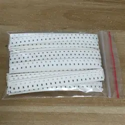 Бесплатная доставка 0603 SMD Резистор Комплект Ассорти Комплект 1ohm-1M Ом 1% 33 valuesX 20 шт. = 660 шт. Образец комплект