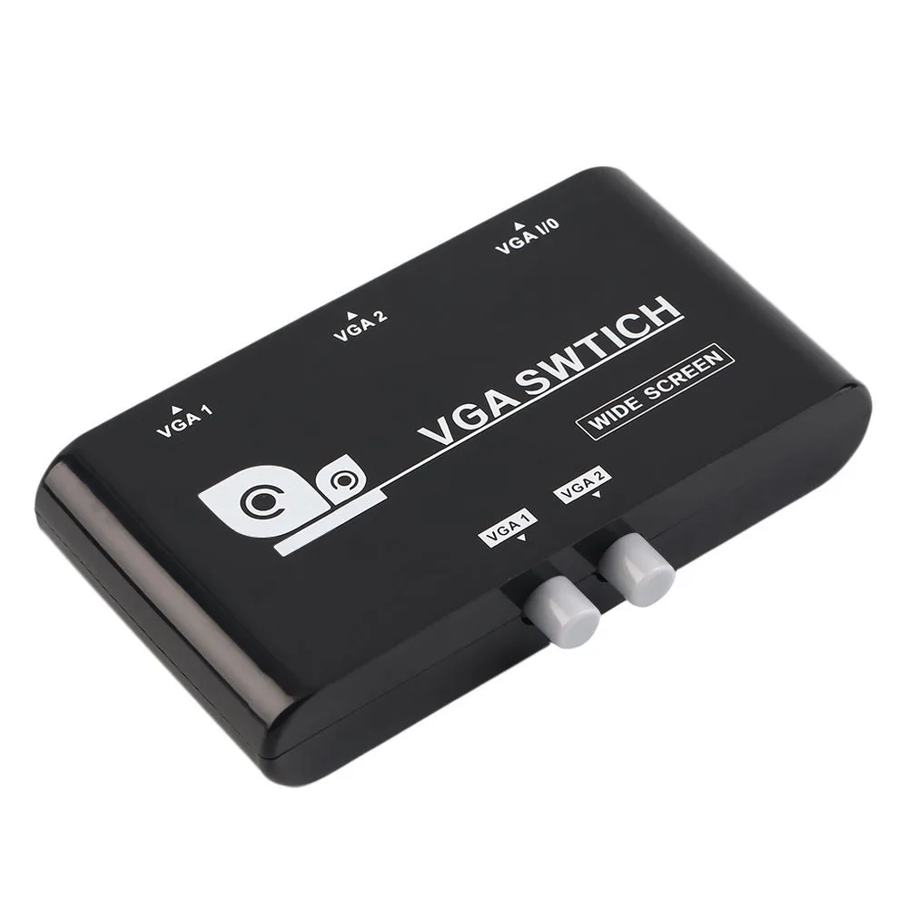 5 шт. 2 в 1 из VGA/SVGA Руководство Обмен переключатель Switcher Box для ЖК-дисплей PC |