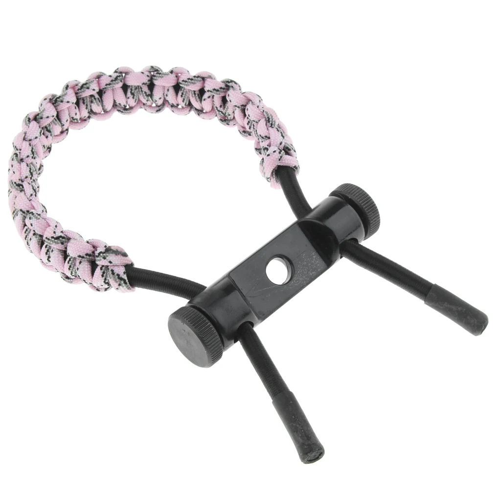Bow Archery Wrist Sling Paracord Cord Survival Hunting Shooting Wrist Strap Compound Bow Wrist Sling Archery Wrist Sling