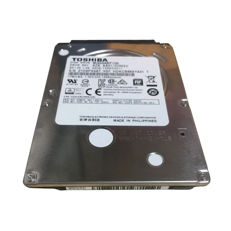 Toshiba 1 ТБ HDD MQ04ABF100 хранение данных SATA3.0 5400 об/мин 16 Мб кэш 7 мм тонкость 2 5