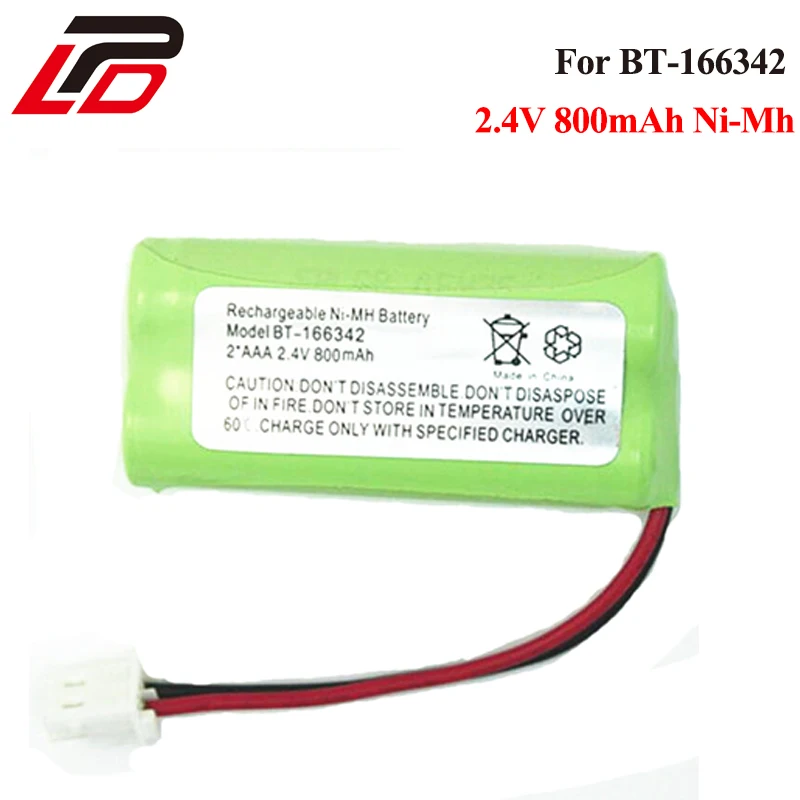 BT 166342 2.4V 800mAh Ni MH Rechargeable Battery pack inner cell for